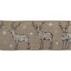 Premium Wire Edged Ribbon | Reindeer, 63mm