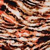 Viscose Chally Fabric | Storm Terracotta