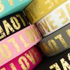 Elastic Design - 40mm | Love Gold Metallic | Multiple Shades