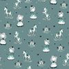 Jersey Cotton Fabric | Fairytale Dark Dusty Mint
