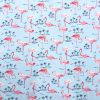 Cotton Print Fabric | Funky Flamingo Sky