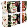 Quilting Fat Quarter Bundle | Curated 'Scraps' 10 Fat Qs! - Christmas