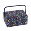 Sewing Box (L): Rectangle: Mini Sew Machines