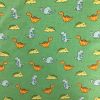 American Touch Flannel | Dino Dot Spearmint