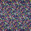 Daisy Delight Cotton Fabric | Navy