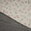 Luxury Sweatshirt Fabric | Melange Giraffe