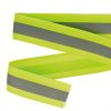 Reflective Tape, Sew On | 25mm x 2m | Yellow