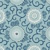 Hajime Fabric by Stuart Hillard | Hajime Aqua