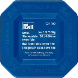 Dressmakers Pins - Exra Fine, 500g Plastic Box | Prym