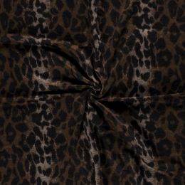 Wool Safari Fabric | Rich Brown