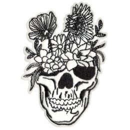Prym Recycled Embroidered Motif | Skull