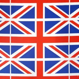 Union Jack Fabric - Large Flag - Pure Cotton
