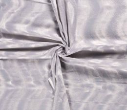 Plain Velboa Faux Fur Fabric | Light Silver
