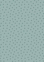 Gingerbread Season Fabric | Stars Winter Blue