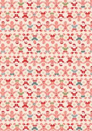 Gingerbread Season Fabric | Gingerbread People Cream