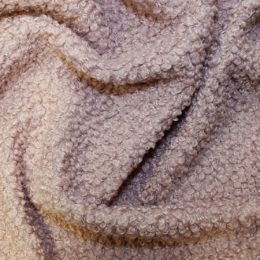 Faux Astrakhan Coating | Rose