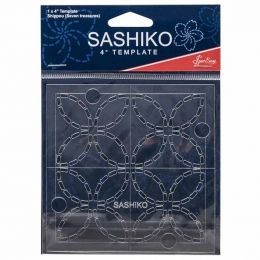 Sashiko Template 4 Inch Shippou - Seven Treasures