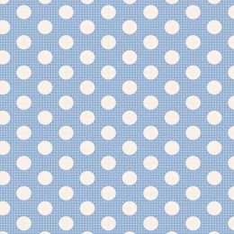Tilda Medium Dots Classic Fabric | Blue