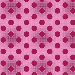 Tilda Medium Dots Classic Fabric | Maroon