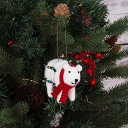 Needle Felting Kit | Christmas Polar Bear