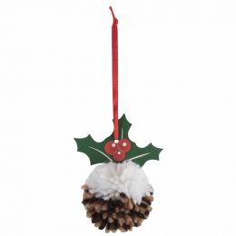 Pom Pom Decoration Kits | Christmas Pudding