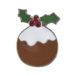 Diamante Buttons | Christmas Pud