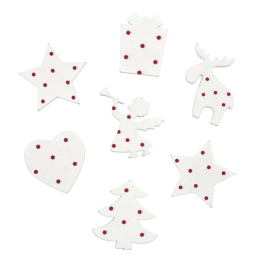 Christmas Embellishments | Dotty Christmas, 7pcs