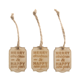 Christmas Embellishments | Small Merry Christmas, 6pcs