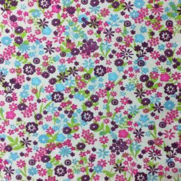 Lightweight Furnishing Fabric | Flowers Purple