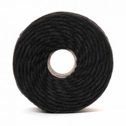Cotton Macrame Cord 500g | Black