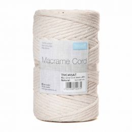 Natural Macrame Cord | 4mm x 87m - 500g