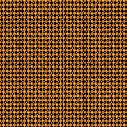 Midnight Haunt Halloween Fabric | Clamshells Persimmon