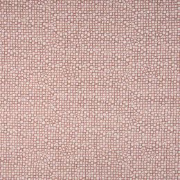 Organic Cotton Fabric | Circles Old Rose
