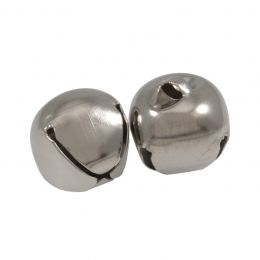 Jingle Bells | Silver, 30mm, 2pcs