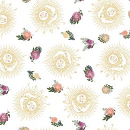 Moonlight Fabric | Sun & Moon - Metallic