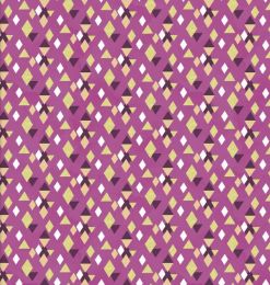 Moonlight Fabric | Triangles - Metallic