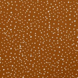 Stitch It Classic Jersey Fabric | Dots Caramel
