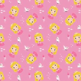 Licensed Cotton Fabric | Cute Aurora Toss