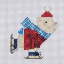 Fun Counted Cross Stitch Kit | Polar Bear