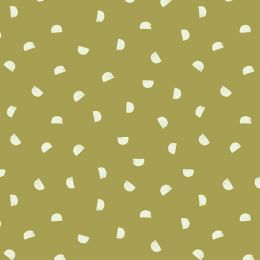Dino Glow Lewis & Irene Fabric | Rocks Olive Glow