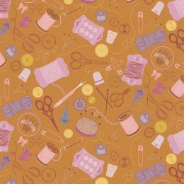 Cassandra Connolly Memory Made Fabric | Nostalgic Notions Dark Honey