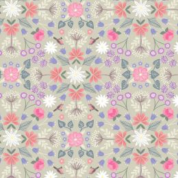 The Secret Garden Lewis & Irene Fabric | Robin Floral Muted Sage