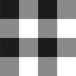 Super Soft Fleece | Lumberjack Black - White