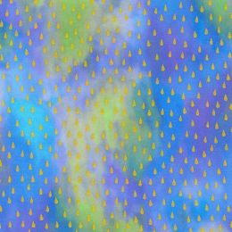 Robert Kaufman Fabric | Chromaticity Raindrops  Azure