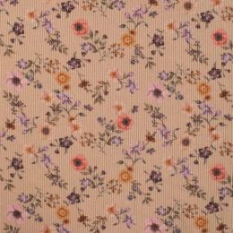 Rib Florida Digital Print | Small Flowers Powder
