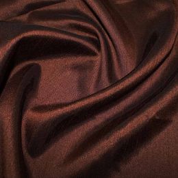 Shantung Satin Fabric | Chocolate