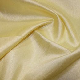 Shantung Satin Fabric | Mellow Yellow