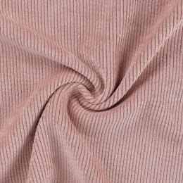 8w Washed Corduroy Fabric | Soft Rose