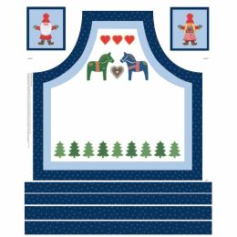Tomtens Folklore Christmas Lewis & Irene | Apron Panel