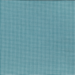 Berkshire Yarn Dyed Cotton Gingham Fabric, 3mm | Teal